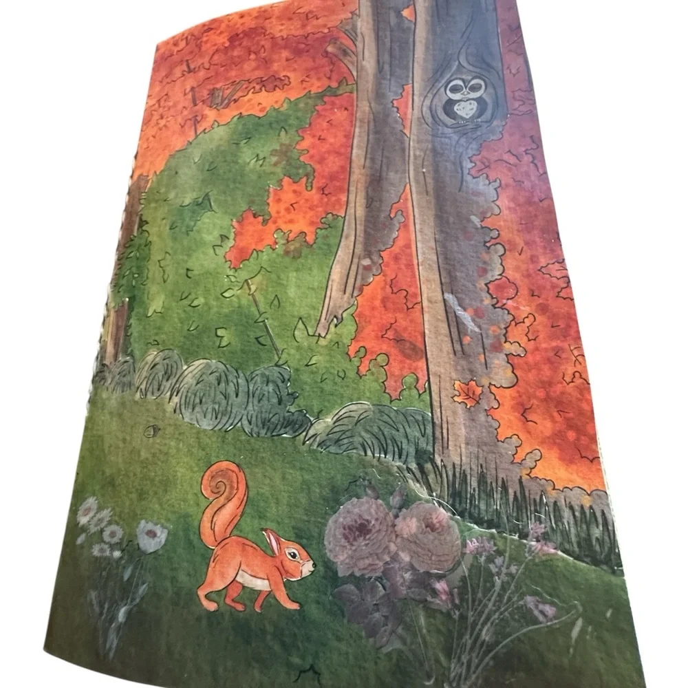 Fall Woodland Forest Themed Handmade Junk Journal